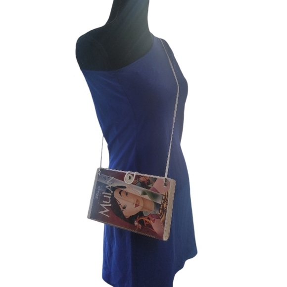 Mulan Disney 90's Upcycled VHS Shoulder Crossbody Bag - Picture 9 of 9